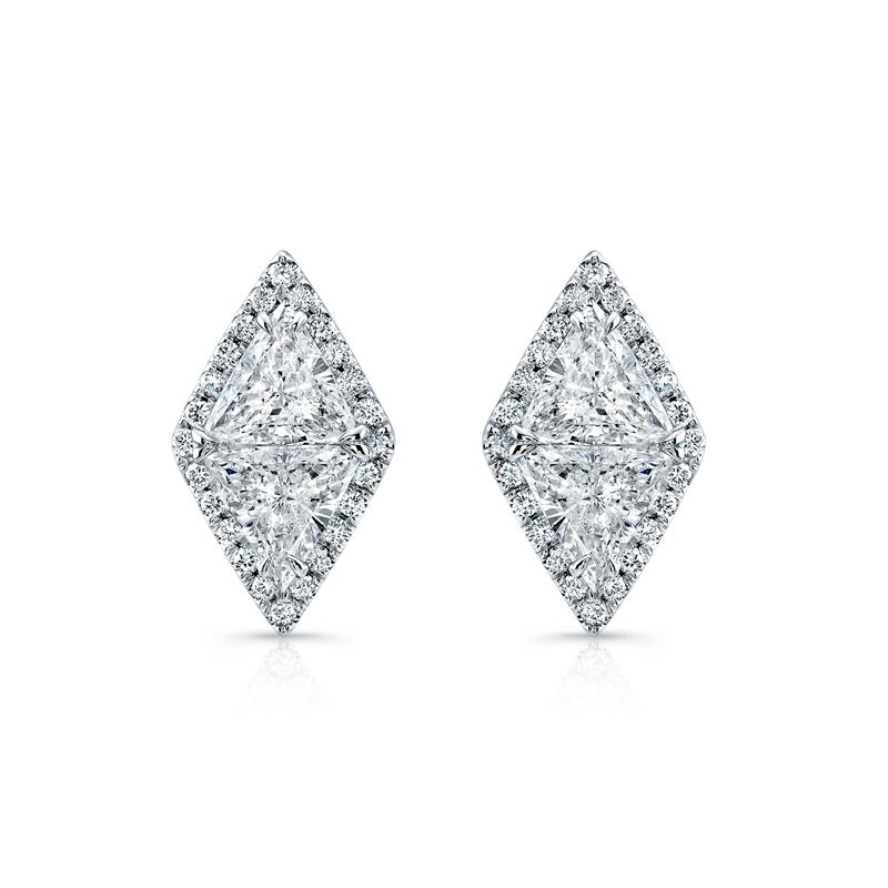 Resplendent Diamond Earrings by Norman Silverman, available at Deutsch Fine Jewelry in Houston, Texas.