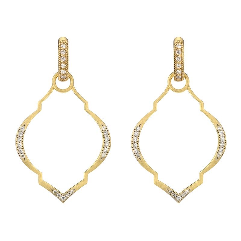 Lovely Jude Frances Casablanca Moroccan Earring Frames, available at Deutsch Fine Jewelry.