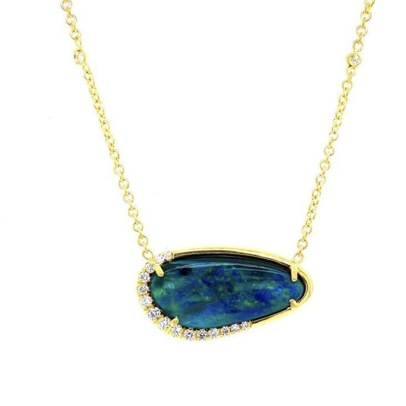 Gorgeous Black Opal Stella Necklace by Lauren K, available at Deutsch Fine Jewelry in Houston, Texas.