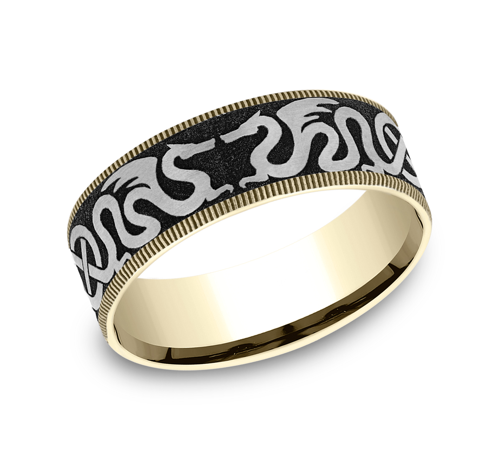 Sleek Men’s Dragon Ring by Ammara Stone, available at Deutsch Fine Jewelry in Houston, Texas.