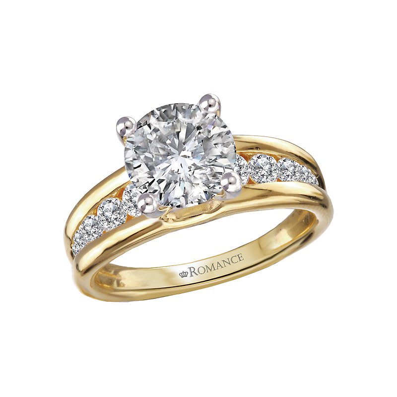 Deutsch Signature Romance Semi-Mount Diamond Engagement Ring