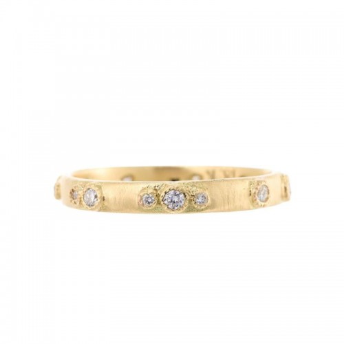 Armenta 18K Yellow Gold And Diamond Stack Ring