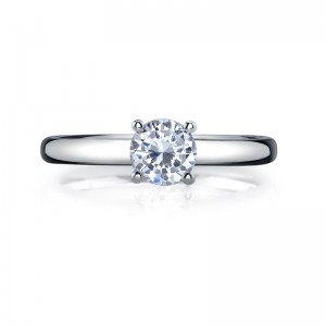 Deutsch Signature Round Cut Solitaire Semi Mount