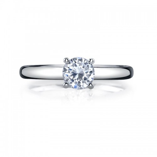 Deutsch Signature Round Cut Solitaire Semi Mount