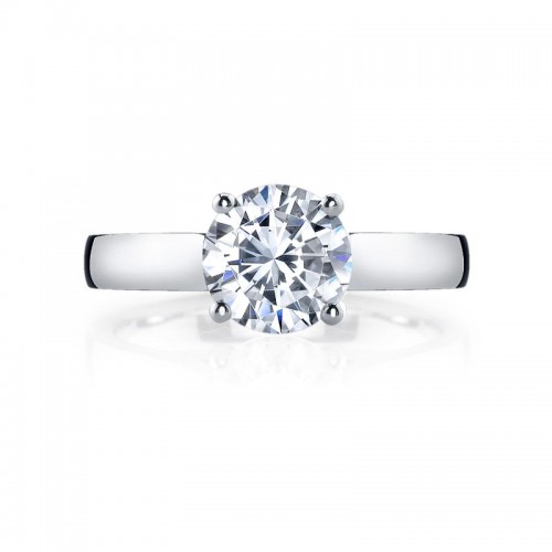 Deutsch Signature Round Cut Solitaire Semi Mount