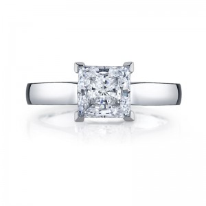 Deutsch Signature Princess Cut Solitaire Semi Mount