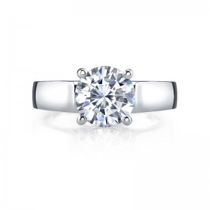 Deutsch Signature Round Cut Solitaire Semi Mount
