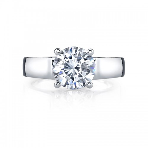 Deutsch Signature Round Cut Solitaire Semi Mount