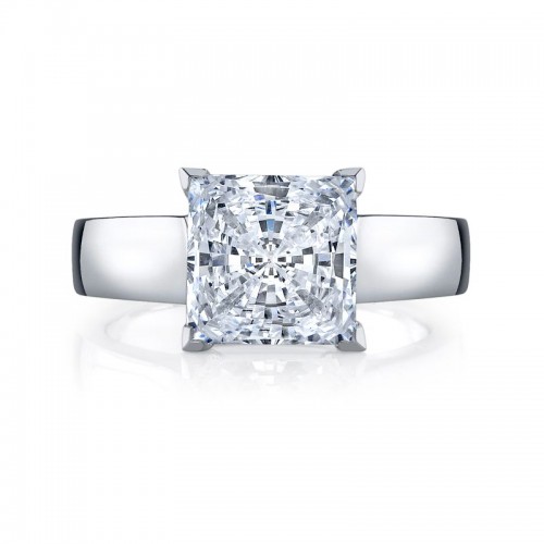 Deutsch Signature Princess Cut Solitaire Semi Mount