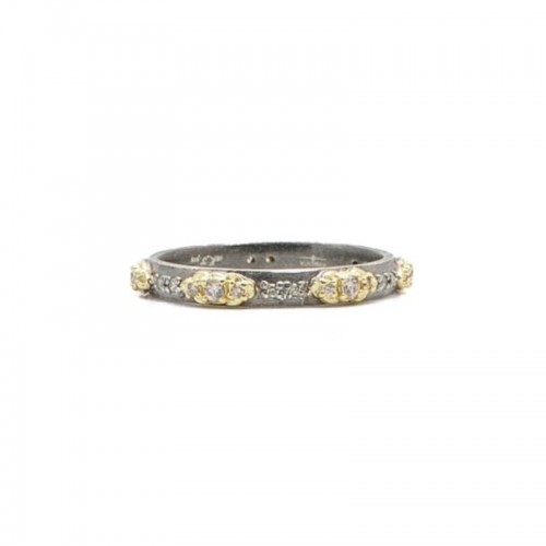 Armenta Mini Scroll Stack Band Ring