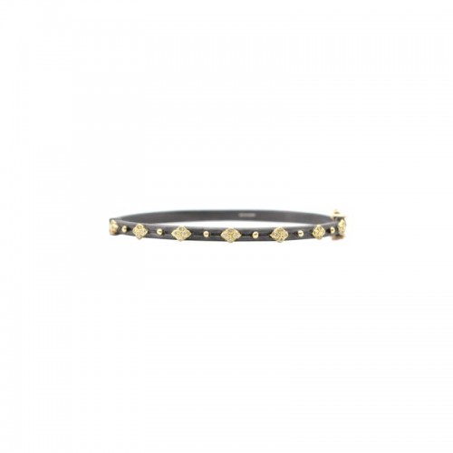 Armenta Crivelli Crosses with White Diamonds Huggie Bracelet