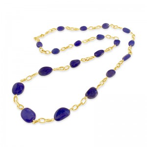 Rudolf Friedmann Gold Tanzanite Necklace
