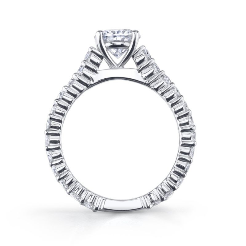 Deutsch Signature Eternity Shared Prong Diamond Semi Mount