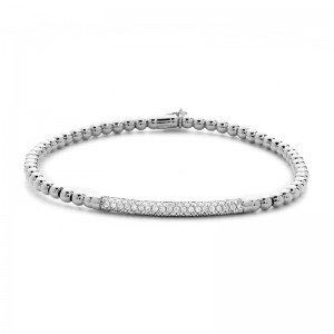 Hulchi Belluni Tresore Bracelet, 18K White Gold