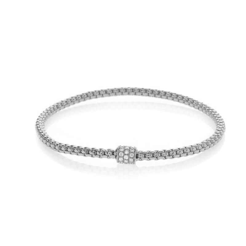 Hulchi Belluni Tresore Bracelet, 18K White Gold