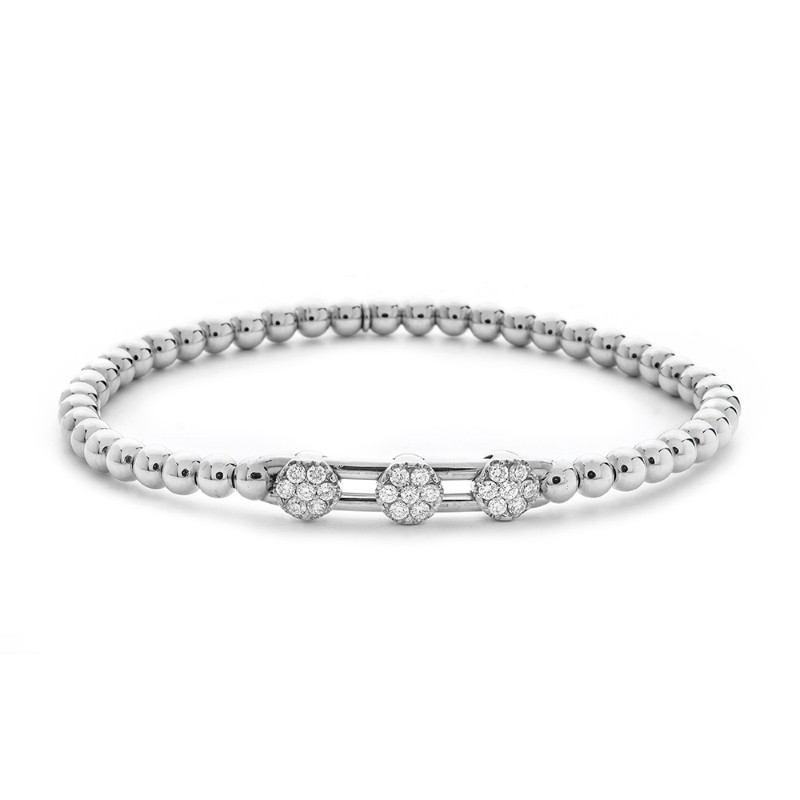 Hulchi Belluni Tresore Bracelet, 18K White Gold