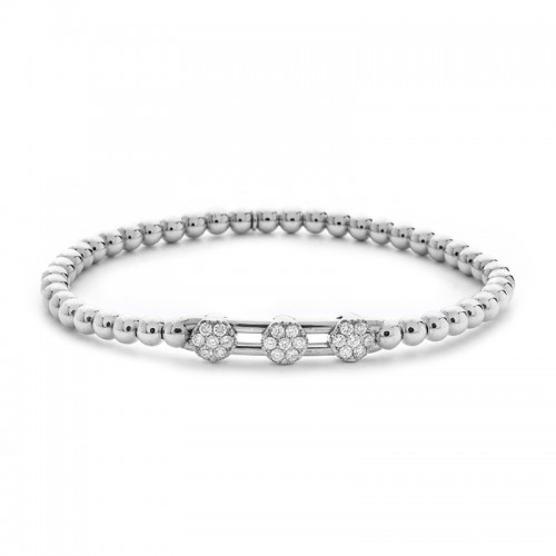 Hulchi Belluni Tresore Bracelet, 18K White Gold