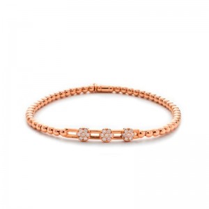Hulchi Belluni Tresore Bracelet, 18K Rose Gold