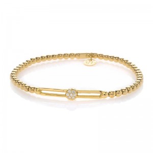 Hulchi Belluni Tresore Bracelet, 18K Yellow Gold
