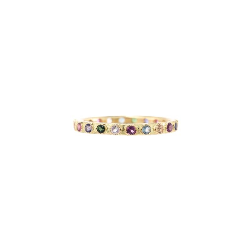 Armenta 18K Yellow Gold And Rubies Stack Ring