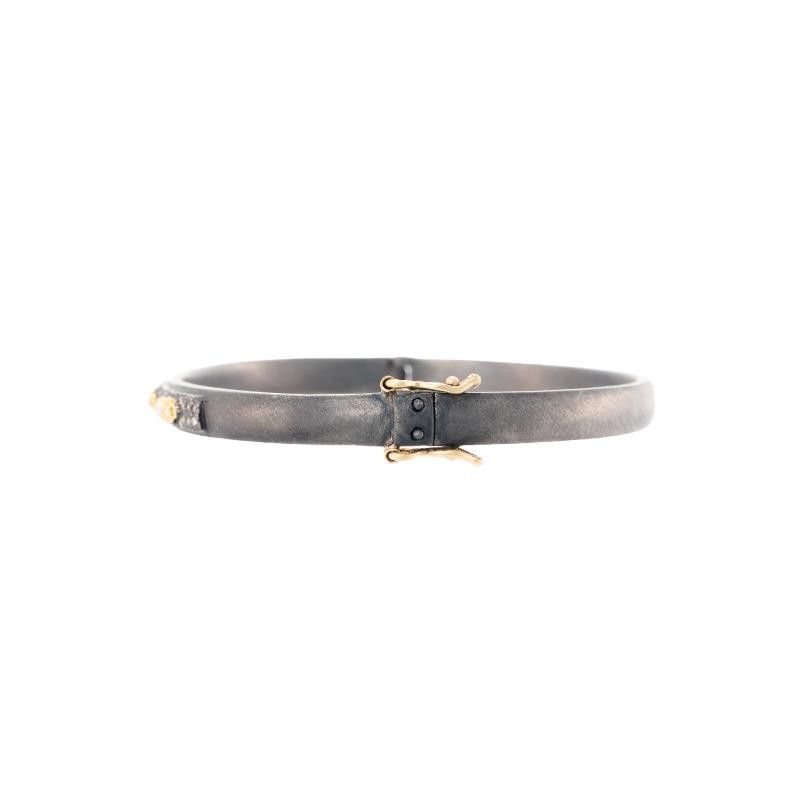 Armenta Crivelli Crosses with White Diamonds Huggie Bracelet