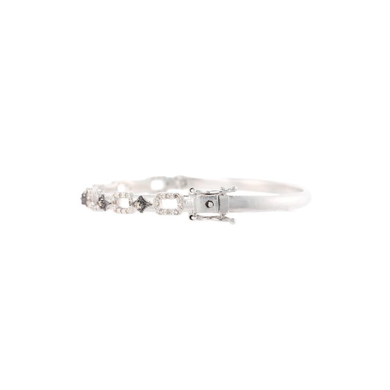 Armenta Paperclip Champagne Diamond Bracelet