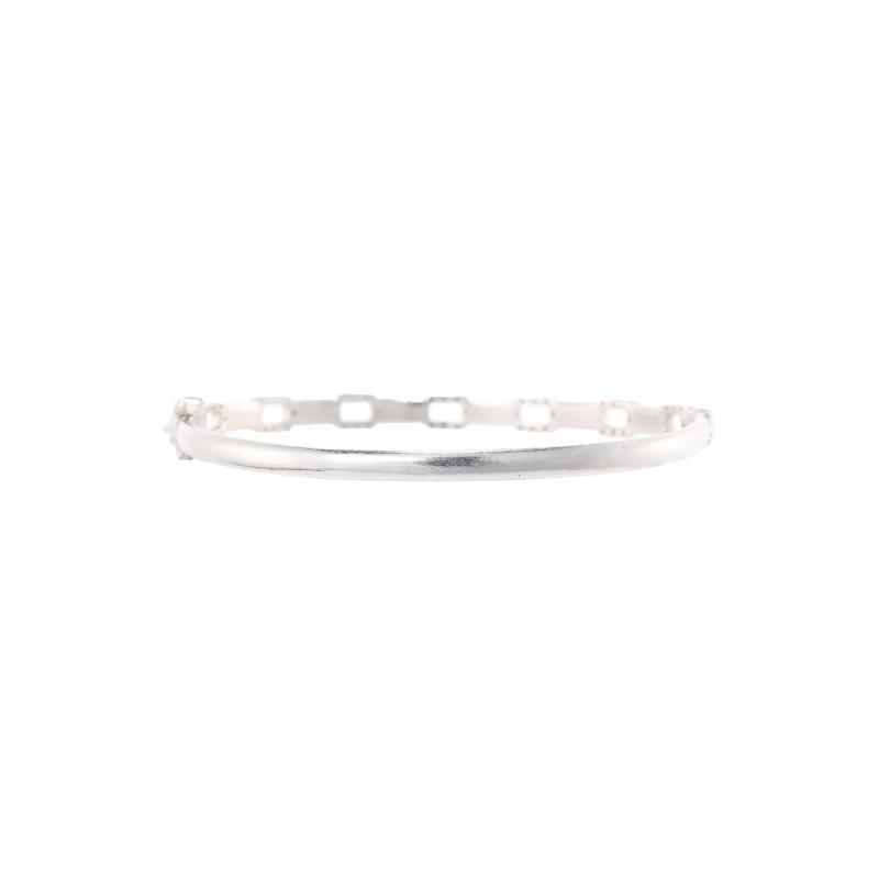 Armenta Paperclip Champagne Diamond Bracelet