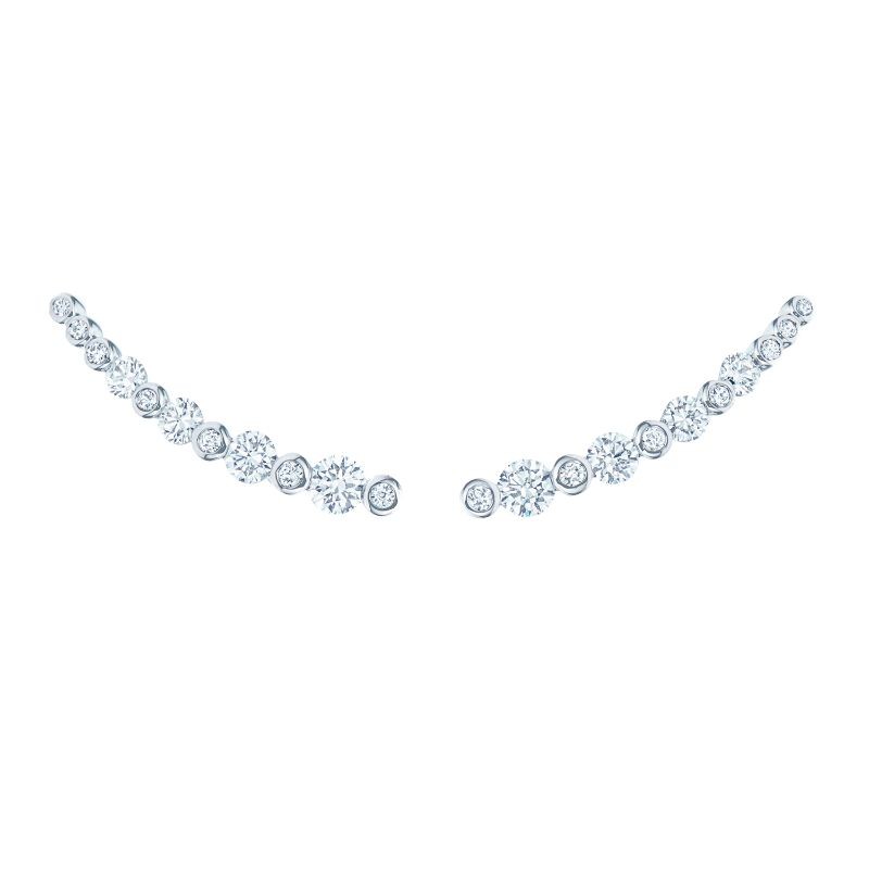 Kwiat Climber Lyric Diamond Earrings