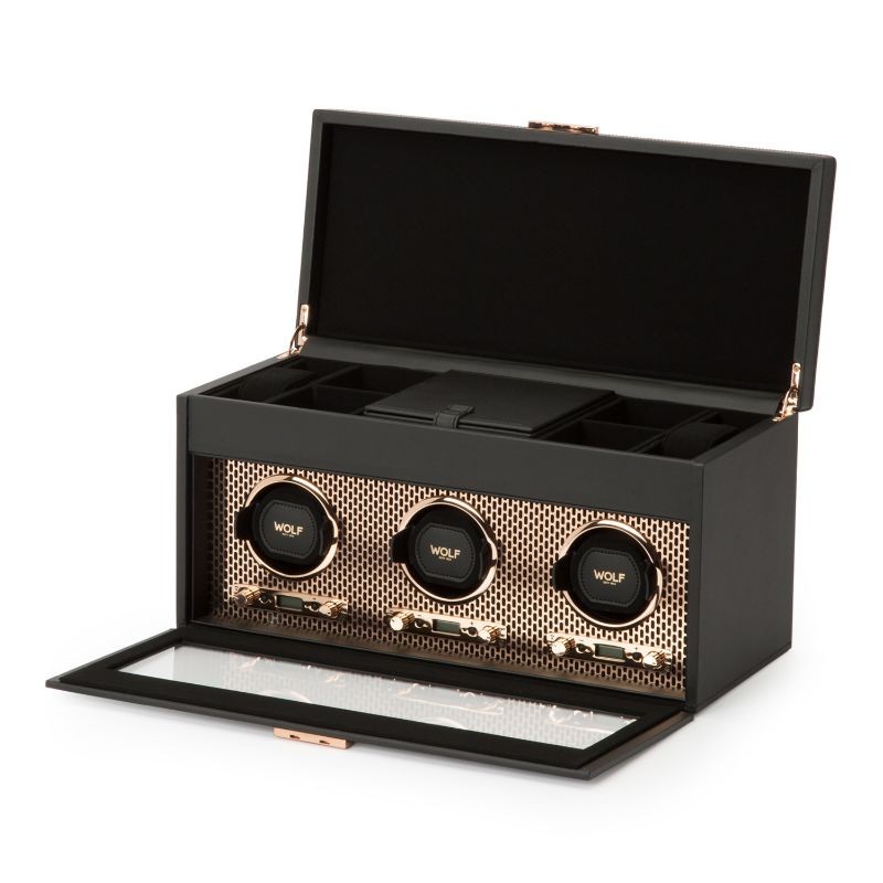WOLF1834 Axis Triple Winder with Storage