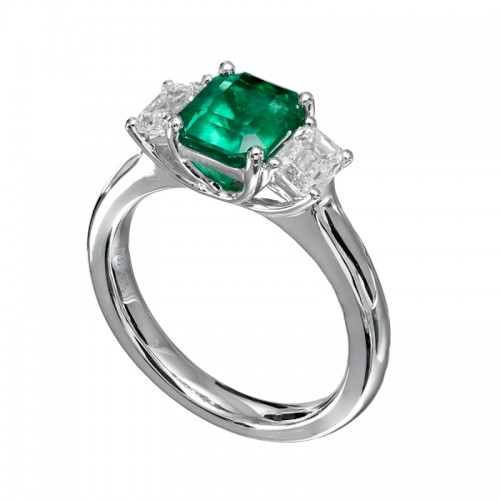 Jyes's Diamond Sides 3-Stone Ring