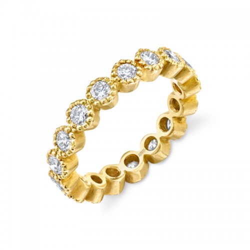 Norman Silverman Round Brilliant Eternity Band 1.18Ctw