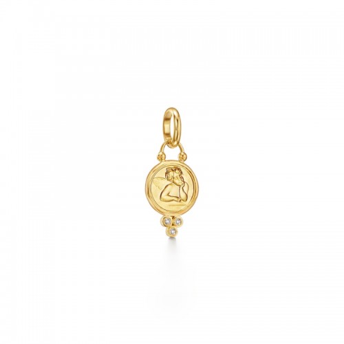 Temple St. Clair 18K Angel Pendant
