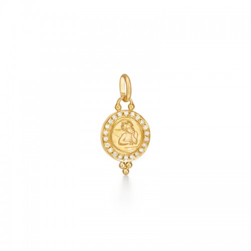 Temple St. Clair 18K Angel Pendant