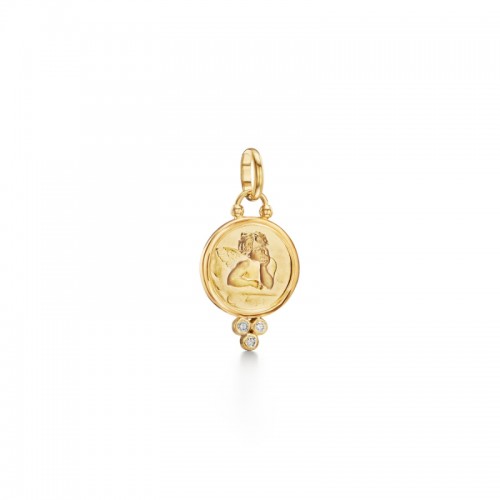 Temple St. Clair 18K Angel Pendant