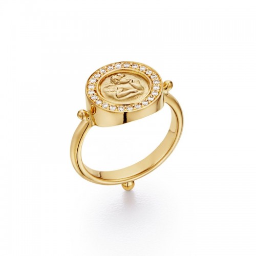 Temple St. Clair 18K Angel Ring