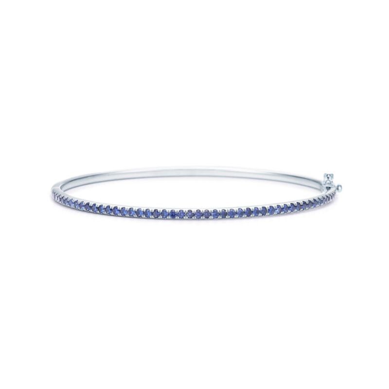 Kwiat Stackable Bangle with Sapphires