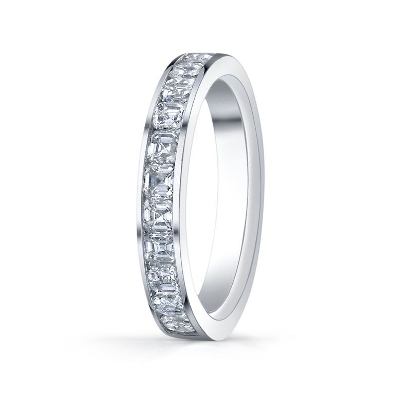 Deutsch Signature Channel Set Asscher Band