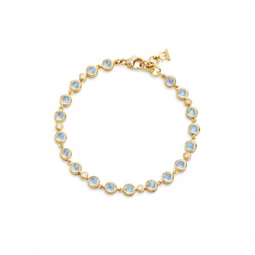 Temple St. Clair 18K Blue Moon Link Bracelet