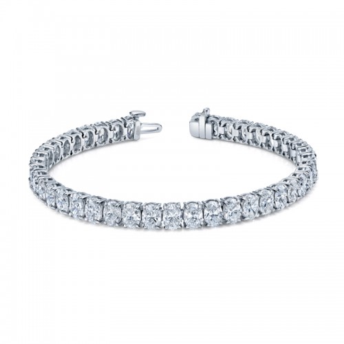 Norman Silverman Oval Shape Straight Line Bracelet