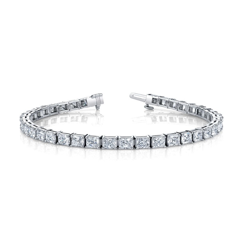 Norman Silverman Radiant Diamond Bracelet