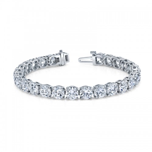Norman Silverman Norman Silverman Signature Tennis Bracelet In Platinum