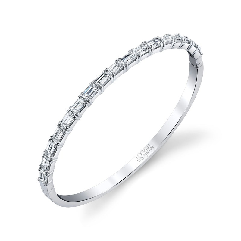 Norman Silverman Emerald Diamond Bracelet