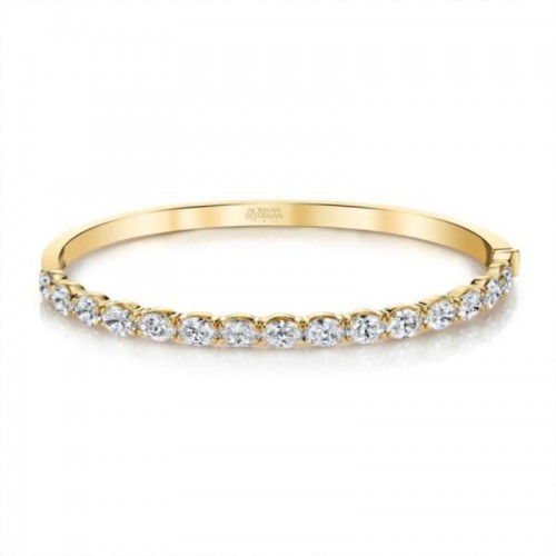 Norman Silverman Oval Shape Bangel Bracelet