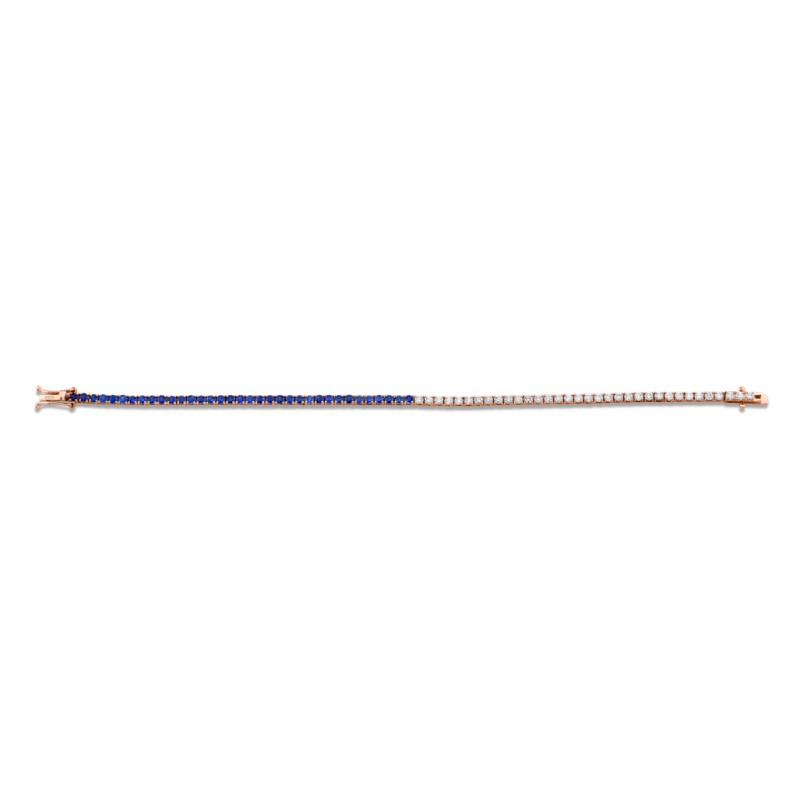 Norman Silverman 18k White Gold Straight Line Bracelet