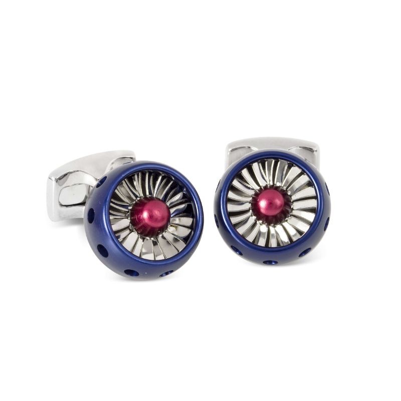 Deakin & Franicis Royal Air Force Jet Turbine Engine Cufflinks