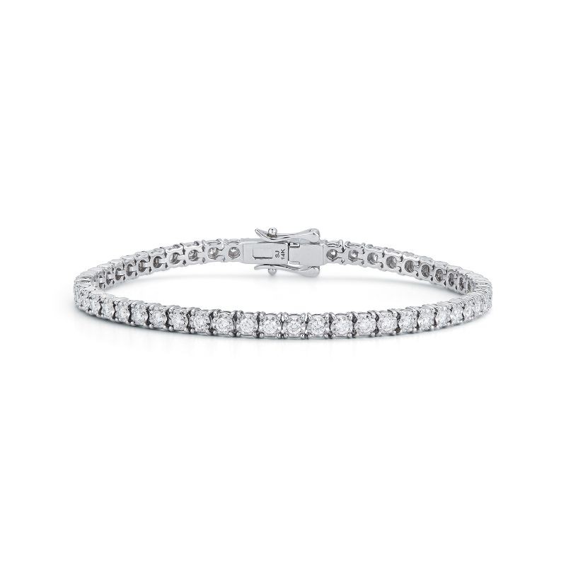 Deutsch Signature Illusion Set Diamond Tennis Bracelet