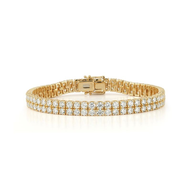 Two Row Diamond Bracelet