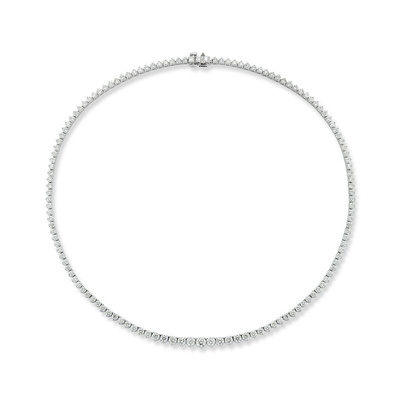 Deutsch Signature Graduating Diamond Tennis Necklace