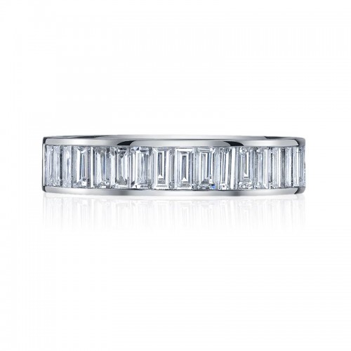 Deutsch Signature Channel Vertical Set Baguette Eternity Band