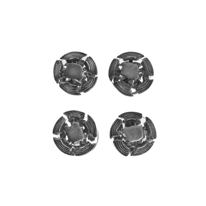 Deakin & Francis Silver Bursting Clay (4) Piece Stud Set